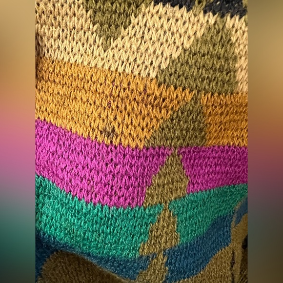 Pendleton-‎ Mens Tan/Olive Multicolor Crewneck Sweater- Medium - Picture 3 of 7